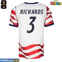 Vereinigte Staaten Chris Richards #3 Heimtrikot EM 2024 Kurzarm
